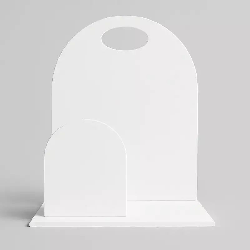 Foldable Hamper Cake Stand White Foldable Hamper Cake Stand White