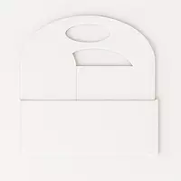 Foldable Hamper Cake Stand White Foldable Hamper Cake Stand White