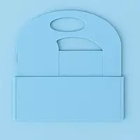 Foldable Hamper Cake Stand Blue Foldable Hamper Cake Stand Blue