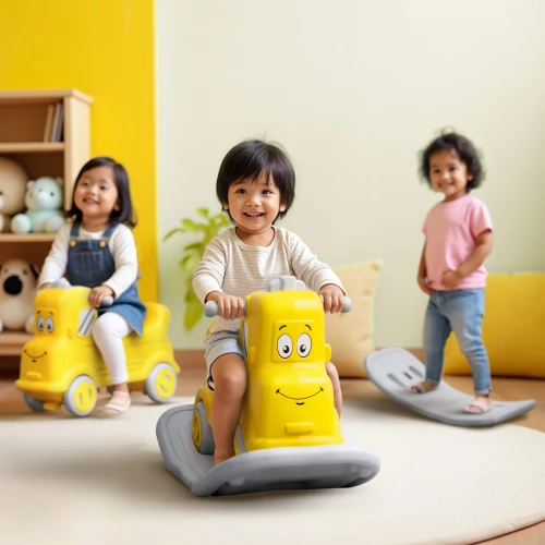 All-in-One Rider, Rocker & Balance Board – Yellow All-in-One Rider, Rocker & Balance Board – Yellow