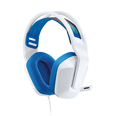 Logitech Wired Gaming Headset, with Microphone G335 ( White ) Logitech Wired Gaming Headset, with Microphone G335 ( White )