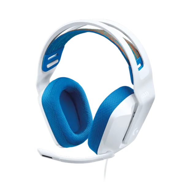 Logitech Wired Gaming Headset, with Microphone G335 ( White ) Logitech Wired Gaming Headset, with Microphone G335 ( White )