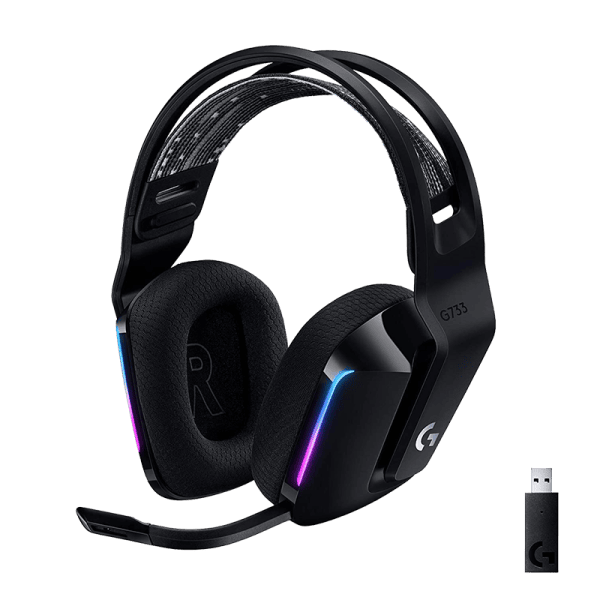Logitech Lightspeed Wireless Gaming Over-Ear Headphones G 733 Logitech Lightspeed Wireless Gaming Over-Ear Headphones G 733