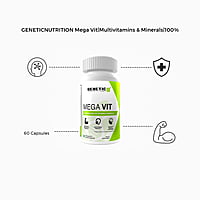 Genetic Nutrition Mega Vit | Multivitamin Supplement - 60 nos