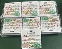 11 Pairs combo earrings set for trendy college girls best suitable gift for birthday 11 Pairs combo earrings set for trendy college girls best suitable gift for birthday