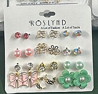 11 Pairs combo earrings set for trendy college girls best suitable gift for birthday 11 Pairs combo earrings set for trendy college girls best suitable gift for birthday