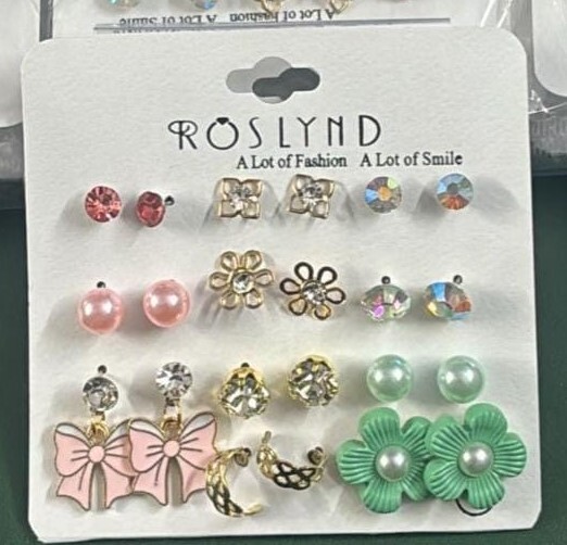 11 Pairs combo earrings set for trendy college girls best suitable gift for birthday 11 Pairs combo earrings set for trendy college girls best suitable gift for birthday