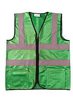 GREEN SAFETY WITH HIGH VISIBILITY REFLECTIVE TAPE