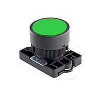 22.5mm PLASTIC PUSH BUTTON GREEN 22.5mm PLASTIC PUSH BUTTON GREEN