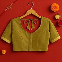 Silk Cotton Readymade Blouses perfect match for any silk and designer sarees