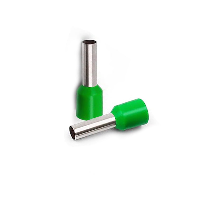 Ferrule Copper Crimp Connector - Insulated Cord Pin End Terminal Red for 6 sq mm (10 nos)