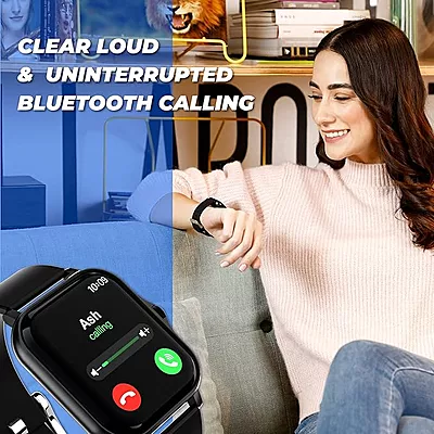 Hammer Ace 1.69" Bluetooth Calling Smart Watch with Call Function Dial Pad, Speaker, SpO2, HR, Sleep Monitor, Multiple Sports Mode
