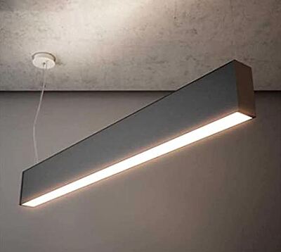 LED Hanging Light 50x70mm 4Ft - 60W Black Body (NW)
