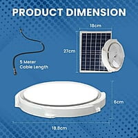 Ceiling Solar Ceiling light M 200W