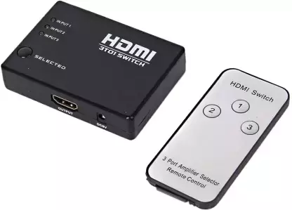 HDMI Switcher with PIP & IR Remote Control Multiple Devices on a Single Screen, Supports UHD for Bluray, PVR/Netflix/Roku/Kodi Box, PS4/PS3 HDMI Switcher with PIP & IR Remote Control Multiple Devices on a Single Screen, Supports UHD for Bluray, PVR/Netflix/Roku/Kodi Box, PS4/PS3
