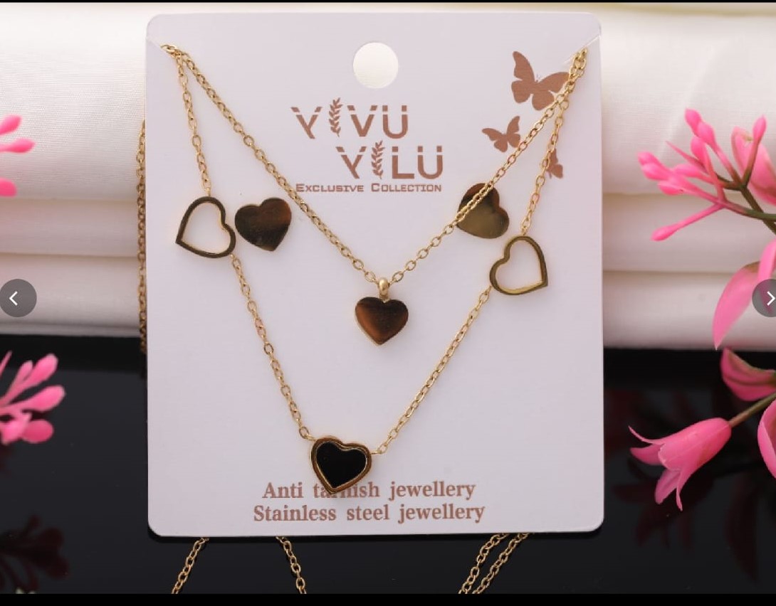 Anti Tarnish hart shape chain Anti Tarnish hart shape chain