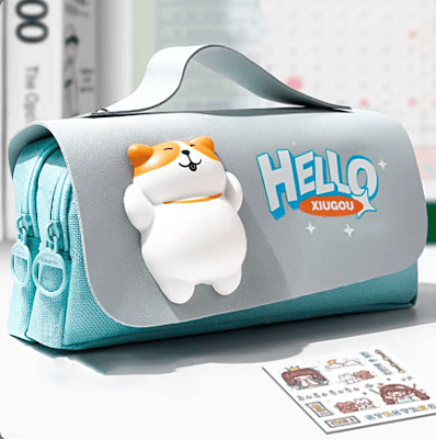 New EVA Pencil Cases 3D Large Capacity Double-Layer Portable Cartoon Kids Students Stationery Bags Zipper Children Gift New EVA Pencil Cases 3D Large Capacity Double-Layer Portable Cartoon Kids Students Stationery Bags Zipper Children Gift