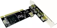 PCI Controller Card High Speed 5 Ports USB 2.0 Hub,Controller Adaptor Module Network Interface Card (Black) PCI Controller Card High Speed 5 Ports USB 2.0 Hub,Controller Adaptor Module Network Interface Card (Black)