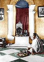 Holy Mother Sri Sarada Devi - Udbodhan Shrine Photo Holy Mother Sri Sarada Devi - Udbodhan Shrine Photo