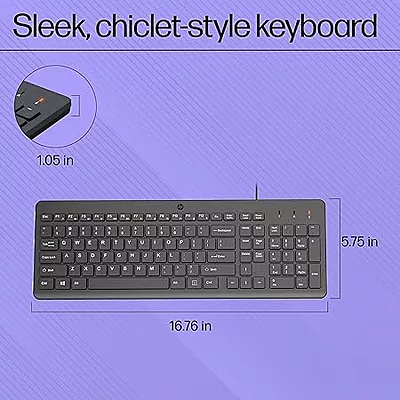 HP 150 Wired Keyboard (664R5AA#ACJ) HP 150 Wired Keyboard (664R5AA#ACJ)