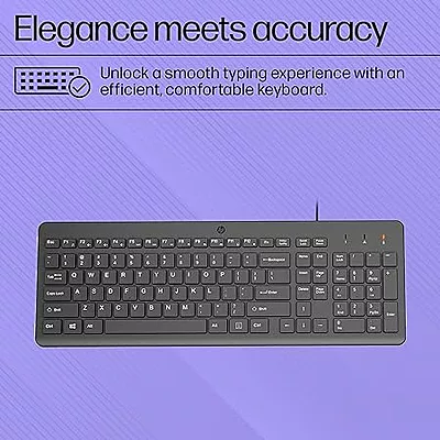 HP 150 Wired Keyboard (664R5AA#ACJ) HP 150 Wired Keyboard (664R5AA#ACJ)
