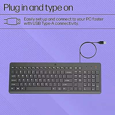 HP 150 Wired Keyboard (664R5AA#ACJ) HP 150 Wired Keyboard (664R5AA#ACJ)