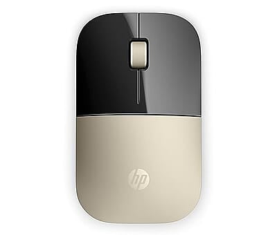 HP Z3700 Wireless Optical Mouse with USB Receiver and 2.4GHz Wireless Connection/ 1200DPI / 16 Months Long Battery Life/Ambidextrous and Slim Design