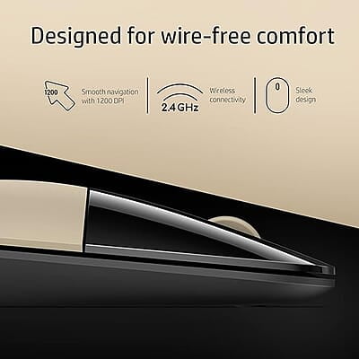 HP Z3700 Wireless Optical Mouse with USB Receiver and 2.4GHz Wireless Connection/ 1200DPI / 16 Months Long Battery Life/Ambidextrous and Slim Design HP Z3700 Wireless Optical Mouse with USB Receiver and 2.4GHz Wireless Connection/ 1200DPI / 16 Months Long Battery Life/Ambidextrous and Slim Design