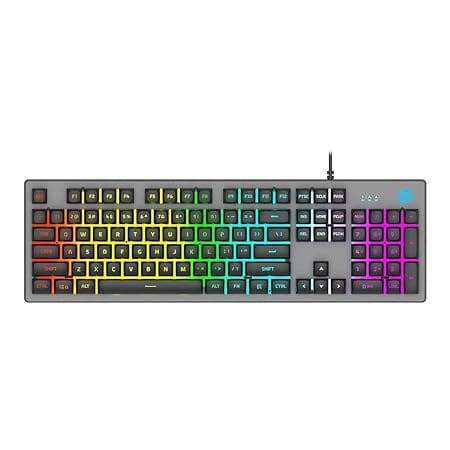 HP K500F Backlit Membrane Wired Gaming Keyboard with Mixed Color Lighting, Metal Panel with Logo Lighting, 26 Anti-Ghosting Keys, and Windows Lock Key HP K500F Backlit Membrane Wired Gaming Keyboard with Mixed Color Lighting, Metal Panel with Logo Lighting, 26 Anti-Ghosting Keys, and Windows Lock Key