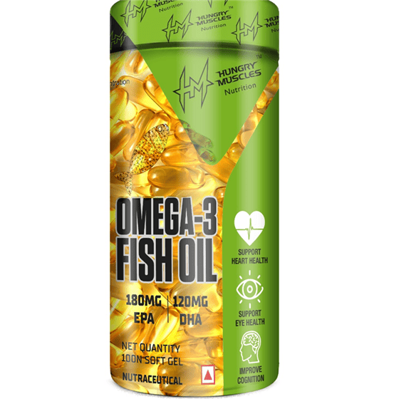 Hungry Muscles Nutrition - Omega 3 Fatty Acid - 100 gels Hungry Muscles Nutrition - Omega 3 Fatty Acid - 100 gels