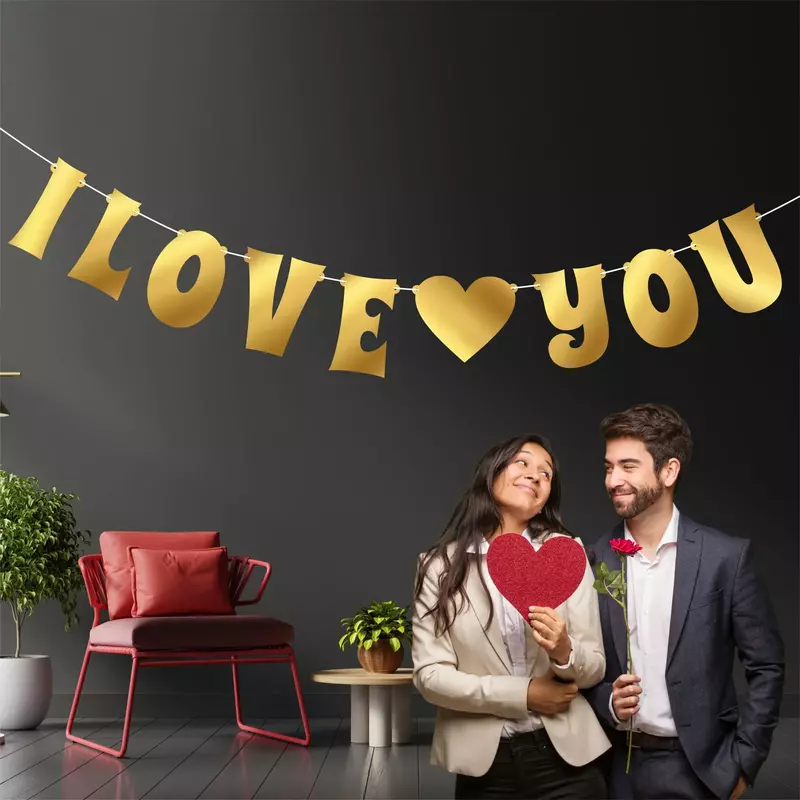 I Love U Banner