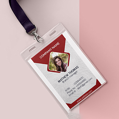 Sublimation Printed creative identity card design template Sublimation Printed creative identity card design template