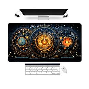 Sublimation Printed Astrology Mousepad, Astrology Desk Mat, Mousepad 300x700x2mm Sublimation Printed Astrology Mousepad, Astrology Desk Mat, Mousepad 300x700x2mm