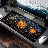 Sublimation Printed Astrology Mousepad, Astrology Desk Mat,  Mousepad 300x700x2mm