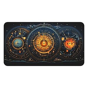 Sublimation Printed Astrology Mousepad, Astrology Desk Mat, Mousepad 300x700x2mm Sublimation Printed Astrology Mousepad, Astrology Desk Mat, Mousepad 300x700x2mm