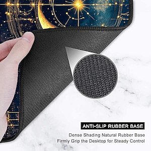 Sublimation Printed Imaginative Desk Pad with Zodiac Artwork, stellar Workspace Decor800mmx300mmx3mm Sublimation Printed Imaginative Desk Pad with Zodiac Artwork, stellar Workspace Decor800mmx300mmx3mm