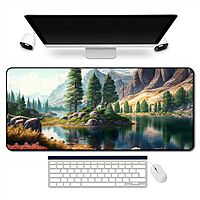 Sublimation Printed Mountain Beauty Desk Mat Cute (600mmx300mmx2mm)