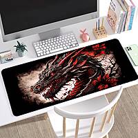 Sublimation Printed Watercolor Chinese Dragon Mouse Pad, Artistic Dragon Desk Mat 400x900x2mm