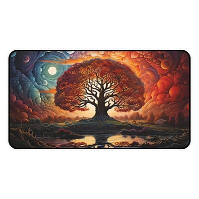 Sublimation Printed Tree Art Large Gaming Desk Mat, Playmat , Long Mouse Pad300x700x2mm Sublimation Printed Tree Art Large Gaming Desk Mat, Playmat , Long Mouse Pad300x700x2mm