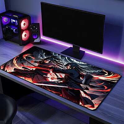 Sublimation Printed Anime Themed LED Mouse Pad (600mmx300mmx2mm) (Finish What You Start Quote) Sublimation Printed Anime Themed LED Mouse Pad (600mmx300mmx2mm) (Finish What You Start Quote)