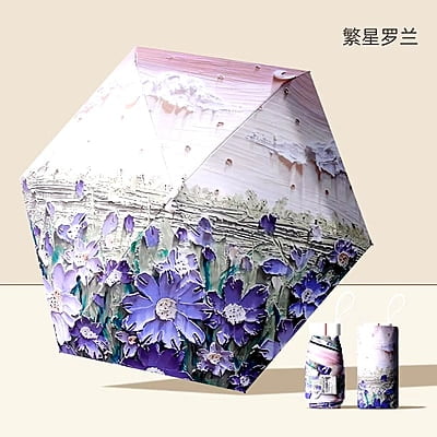 Top Quality UV Protection Sunshade Fold Umbrellas Portable Super Mini Mobile Size Pocket Umbrella