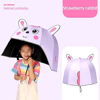new glue lovely sunny and rainy umbrella Automatic kids umbrella folding children's umbrella
