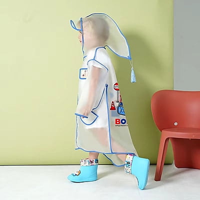High Quality EVA Kids Waterproof Poncho Raincoat New Style Portable and Cartoon Prin High Quality EVA Kids Waterproof Poncho Raincoat New Style Portable and Cartoon Prin