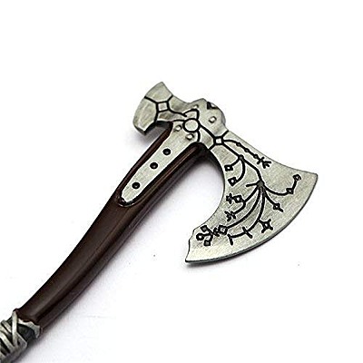 Mist God Of War 4 Kratos Leviathan Ice Axe Brown Metal Keyring