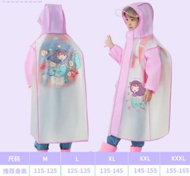 High Quality Lightweight EVA Raincoats Waterproof Windproof Hooded Raincoat Outdoor Hiking