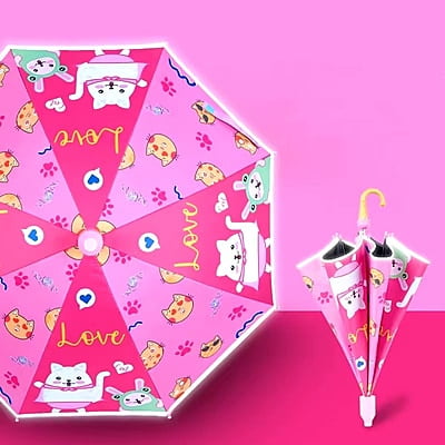Kids Umbrella Lovely Sunny and Rainy Umbrella Children's Umbrella with Logo Custom Package