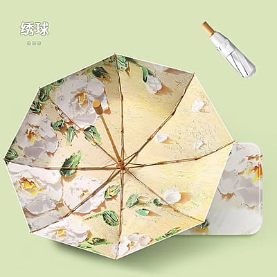 High Quality 3 Fold Printed rainbow Umbrella Oil Painting Inside Full Color Picture Photo Print Anti-UV Umbrellas High Quality 3 Fold Printed rainbow Umbrella Oil Painting Inside Full Color Picture Photo Print Anti-UV Umbrellas