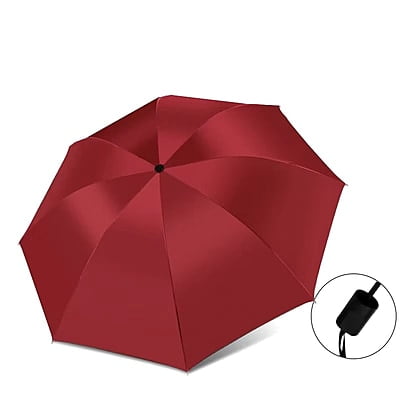 High Quality Umbrella Windproof 3 Fold Uv Block Souvenir Sunny  & Rain Umbrella