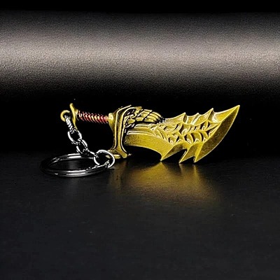 retsamradassaT Kratos Sword Keychain - God of War Keychain