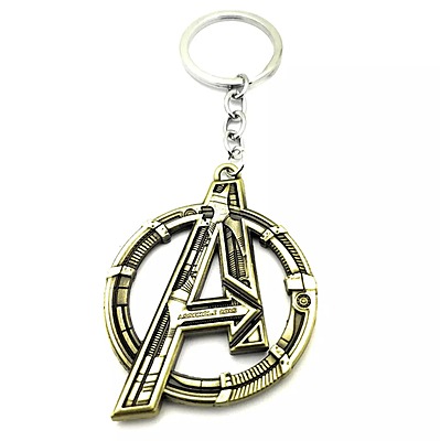 TB Avengers Logo Graphic Novel Marvel Lovers Gift Men Women Key Ring Keychains